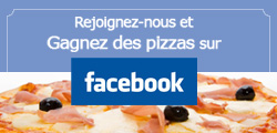 Rejoignez le Kiosque à pizzas sur Facebook !