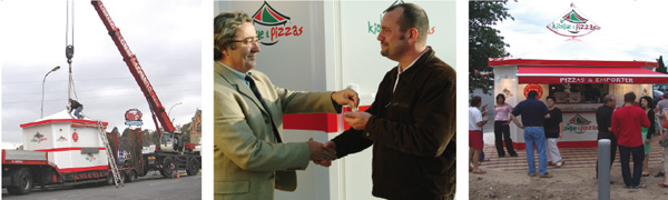 Mise en place d'un Kiosque &agrave; pizzas