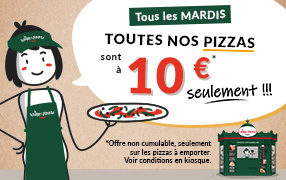 Le kiosque à pizzas de COURTENAY - coupon promotionnel